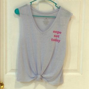 NWT cropped muscle top